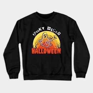 Spooky Halloween Night Crewneck Sweatshirt